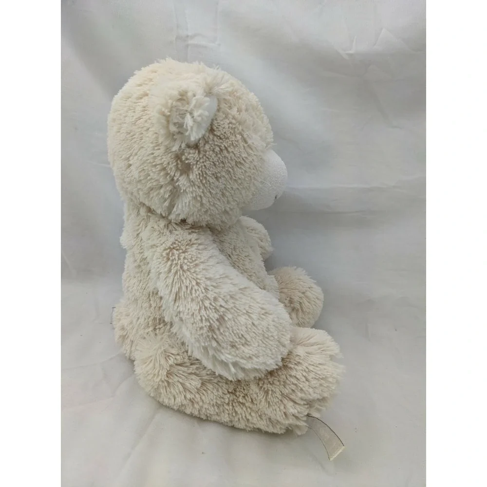 Cocalo‎ Bear Plush Rattle Beige 10 Inch Stuffed Animal Toy